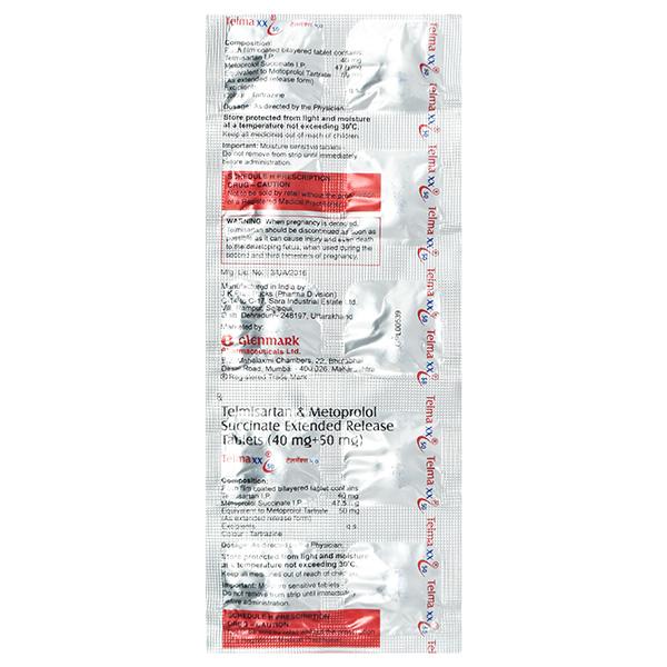 Telmaxx 50mg Tablet 10'S