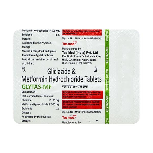 GLYTAS MF Tablet 10's
