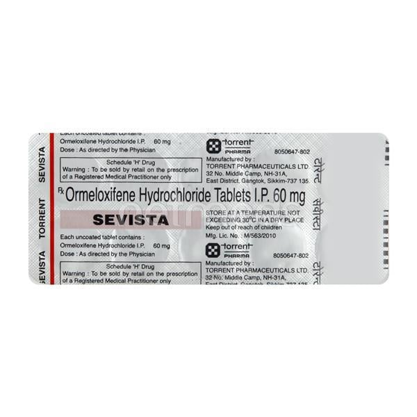 Sevista 60mg Tablet 10'S