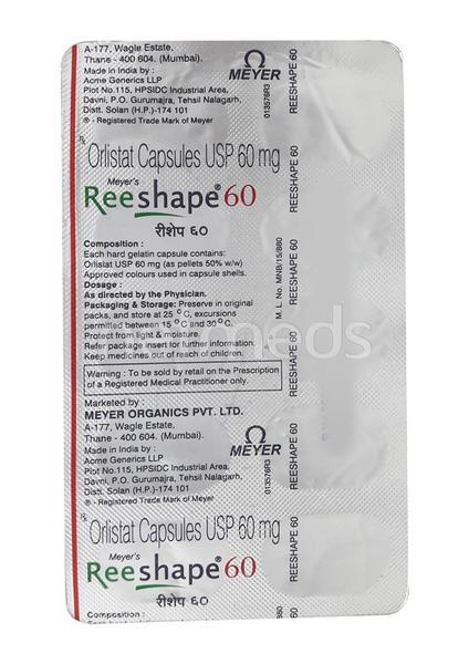 Reeshape 60mg Capsule 10'S
