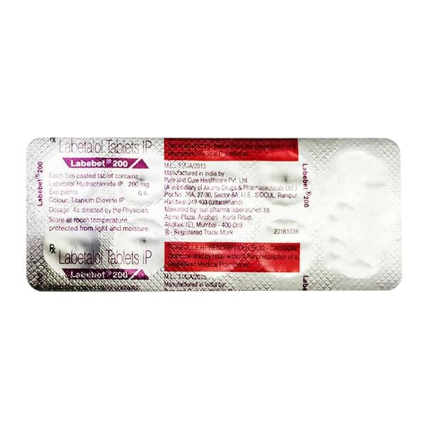 Labebet 200mg Tablet 10'S