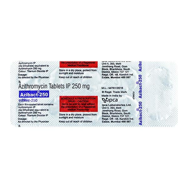 AZIBACT 250mg Tablet 10's