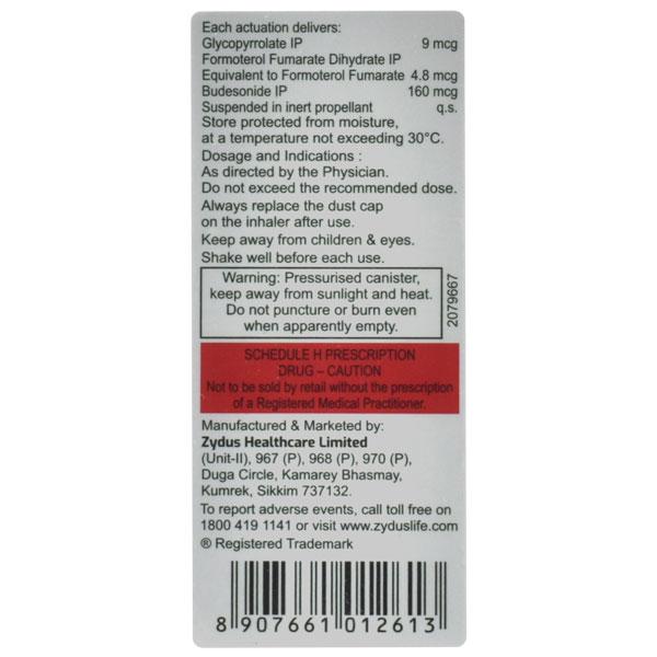 FORGLYN PLUS Inhaler 120md