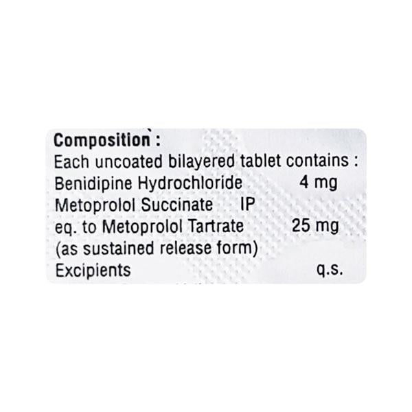 BENIDIN M 25 Tablet 15's
