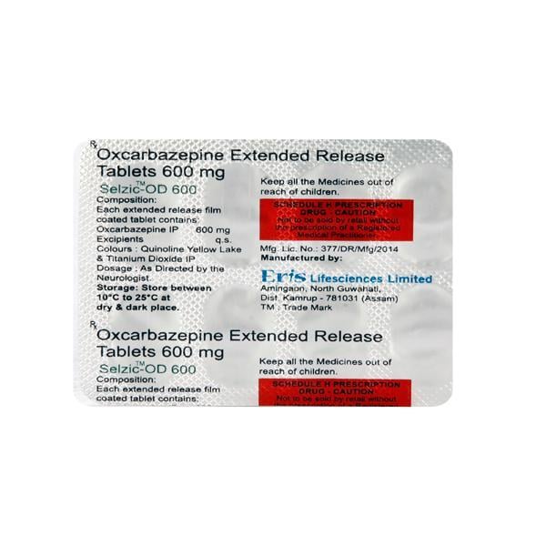 Selzic OD 600mg Tablet 10'S