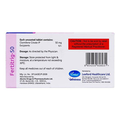 FERTITRIG 50 Tablet 10's