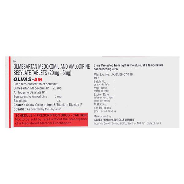 Olvas AM Tablet 10'S