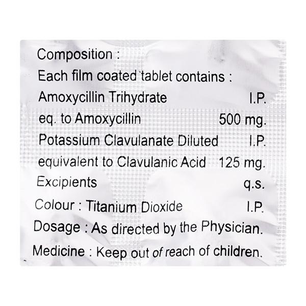 CLAVIAID 625 Tablet 10's