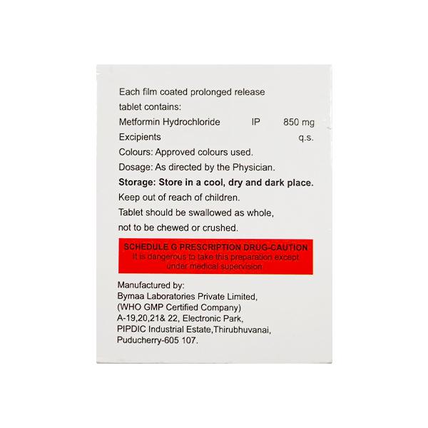 WELLFORMIN SR 850 Tablet 15's