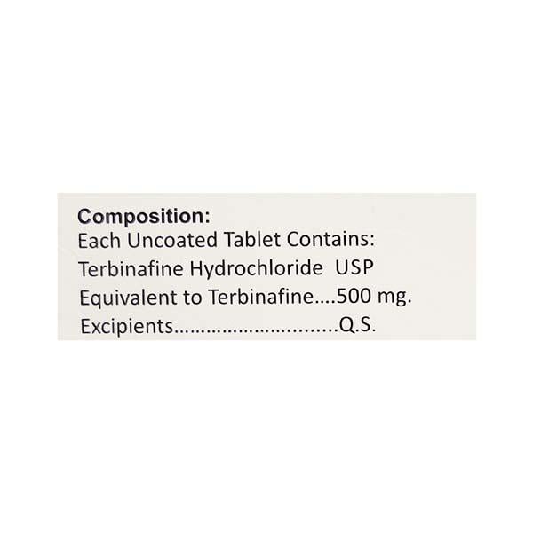 Terbinext 500mg Tablet 7'S