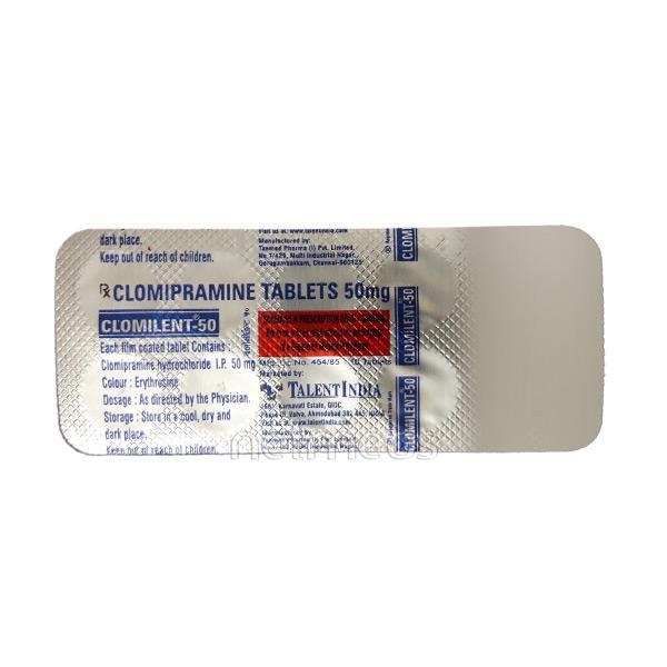 Clomilent 50mg Tablet 10'S