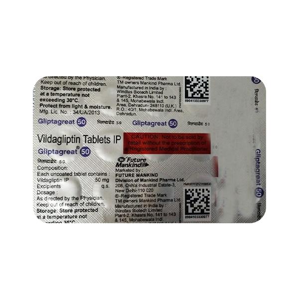 GLIPTAGREAT 50 Tablet 15's