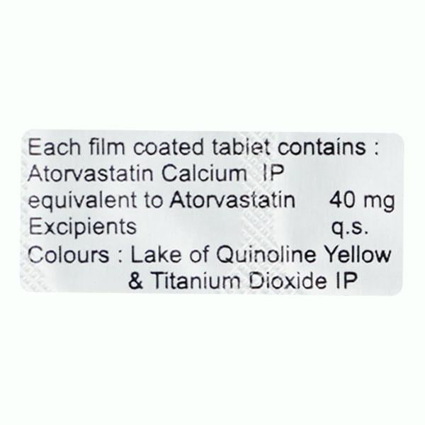 Lipikind 40mg Tablet 10'S