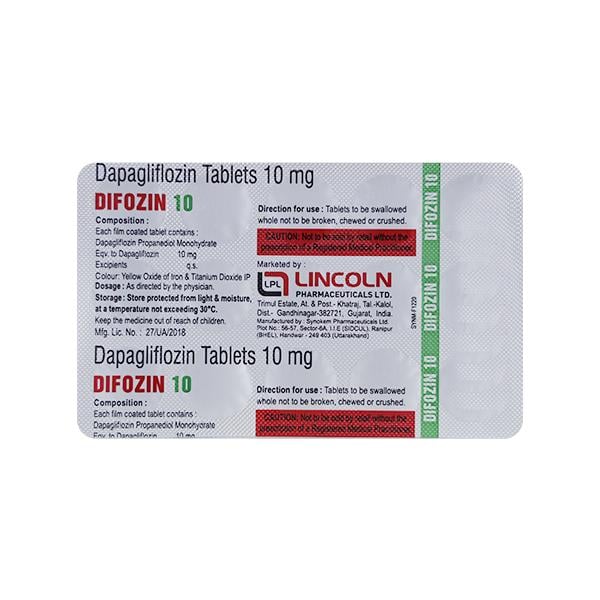 DIFOZIN 10 Tablet 14's