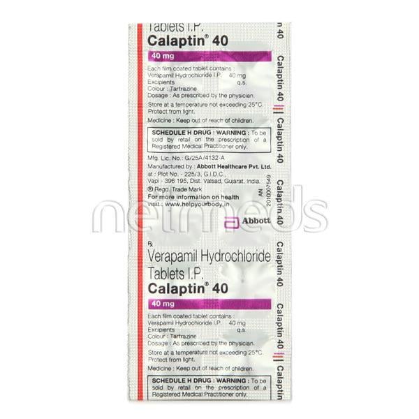 Calaptin 40mg Tablet 10'S