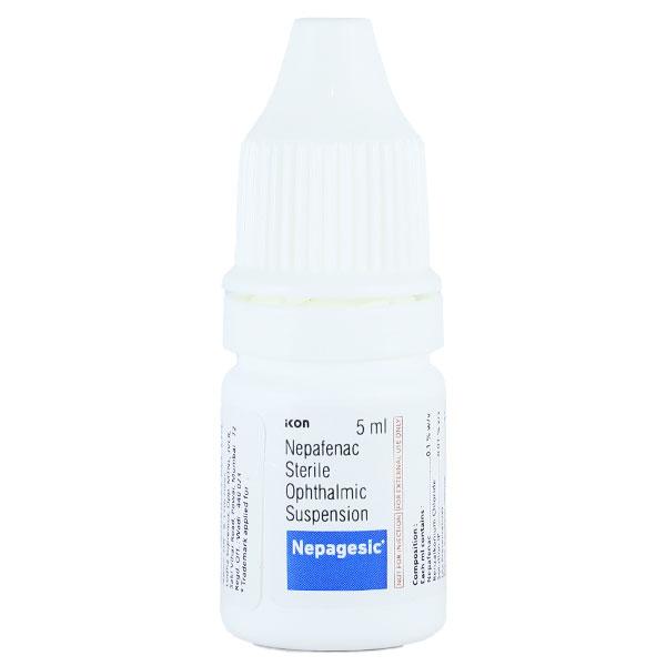 NEPAGESIC 0.1% Ophthalmic Suspension 5ml