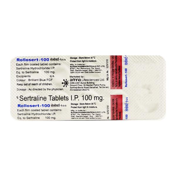 ROLLOSERT 100mg Tablet 10's