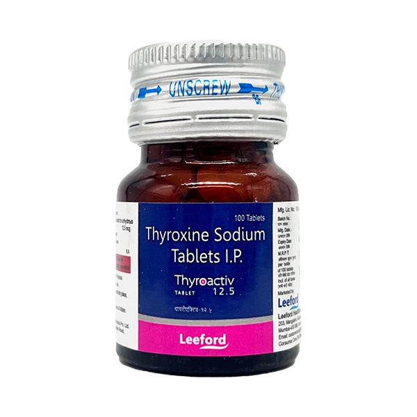 THYROACTIV 12.5 Tablet 100's