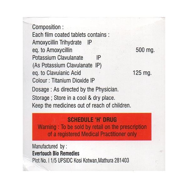 KEDICLAVE 625 Tablet 10's