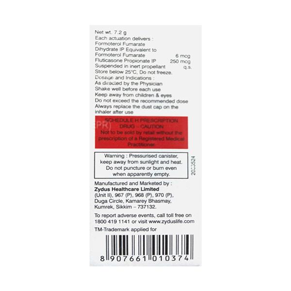 FORMOSONE 250 WITH DOSE COUNTER Inhaler 120md