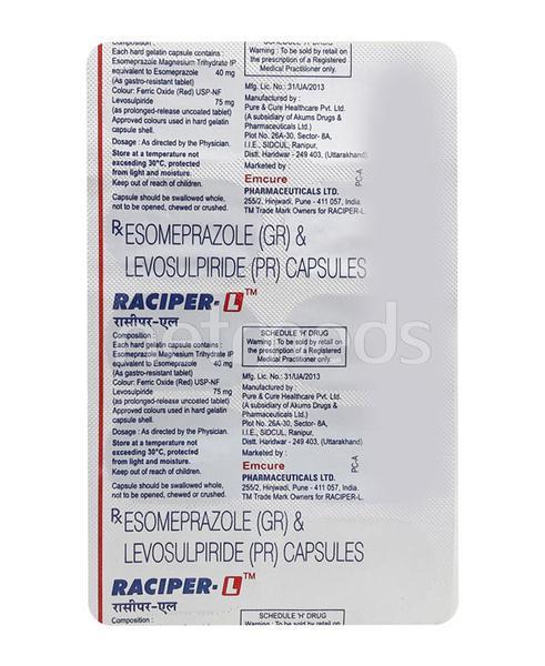 Raciper L Capsule 10'S