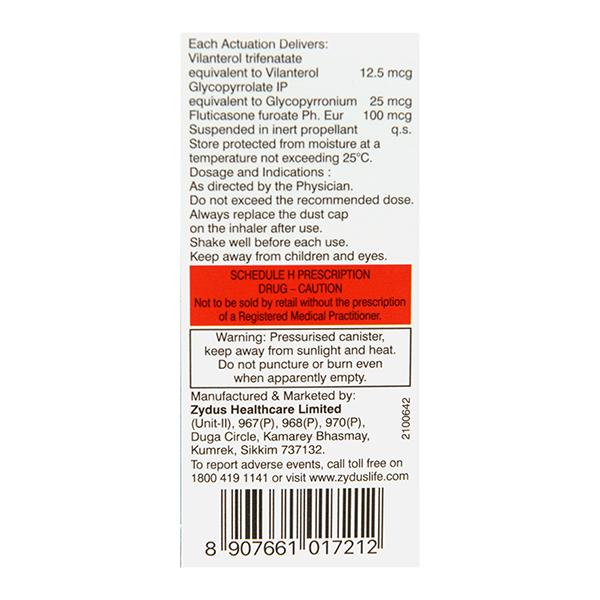 ODIHALE G 100 WITH DOSE COUNTER Inhaler 120md