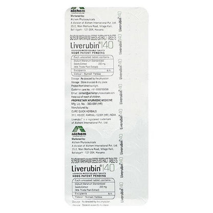 Liverubin 140mg Tablet 10'S