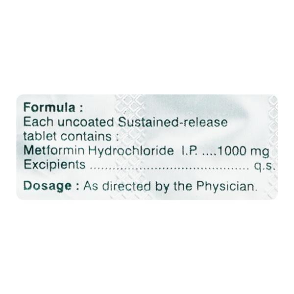 Glyciphage SR 1gm Tablet 10'S