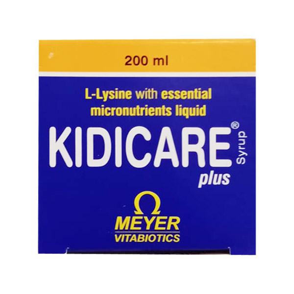 KIDICARE PLUS NATURAL ORANGE FLAVOUR Syrup 200ml