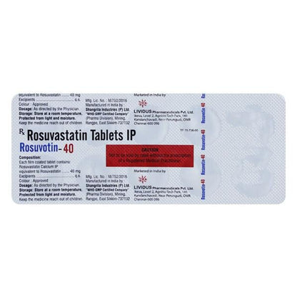 ROSUVOTIN 40 Tablet 10's