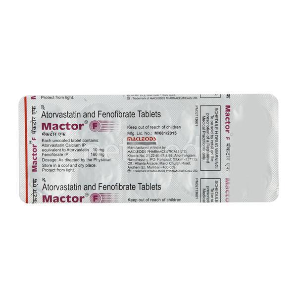 Mactor F Tablet 10'S