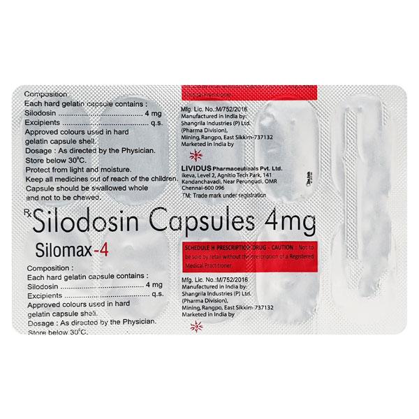 SILOMAX 4 Capsule 10's