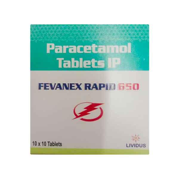 FEVANEX RAPID 650 Tablet 10's