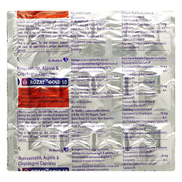 ROZAT GOLD 10 Capsule 15's