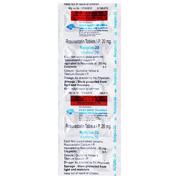Roliptin 20mg Tablet 10'S