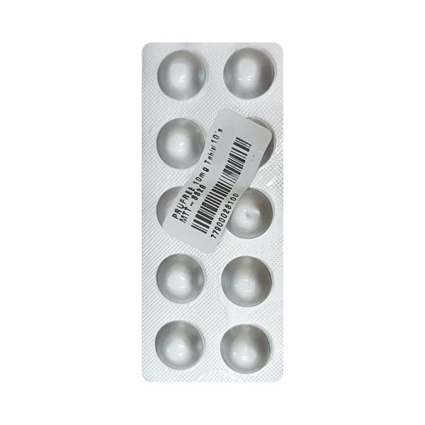 PRUFREE 10mg Tablet 10's
