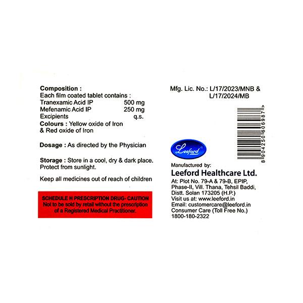 Tenacid MF Tablet 10'S
