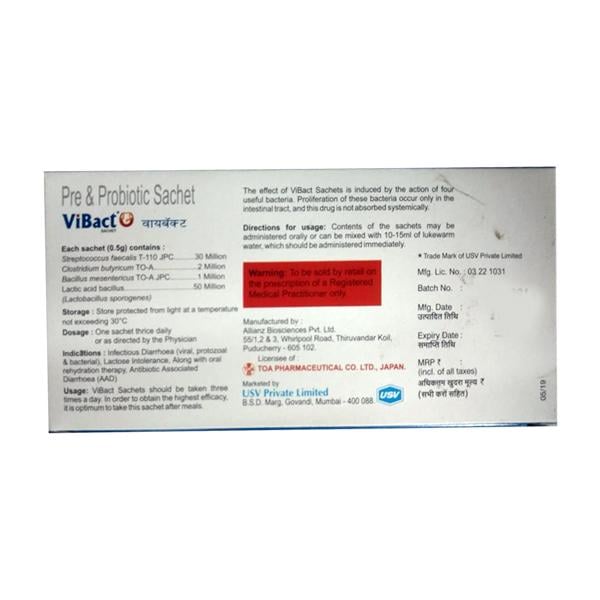 Vibact 0.5gm Powder 1's