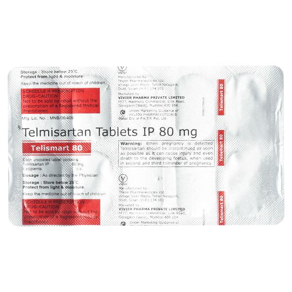 TELISMART 80 Tablet 10's