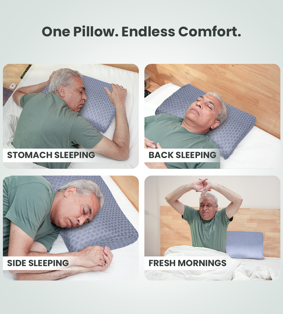 AGEasy Cervical Pillow (Lavender Grey)