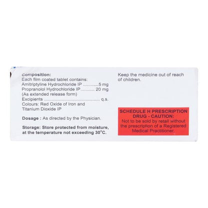 AMNURITE BETA ER 5/20 Tablet 10's