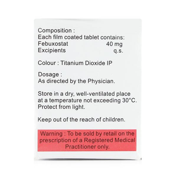FEBURIC 40mg Tablet 15's