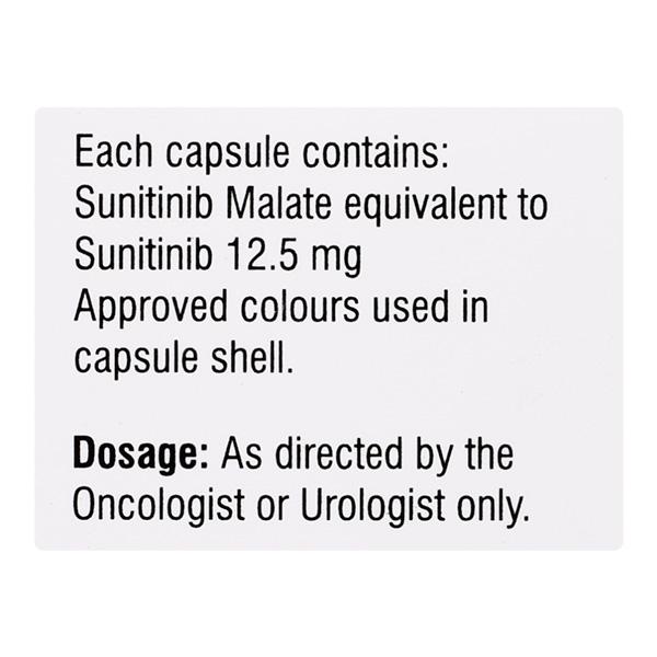 SUTINAT 12.5 Capsule 28's