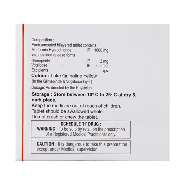 Glimisave MV 2 Forte Tablet 15'S