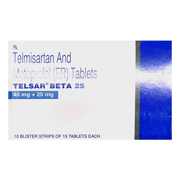 TELSAR BETA 25 Tablet 15's