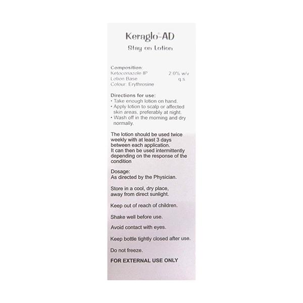 KERAGLO AD STAY ON PARABEN FREE Lotion 50ml