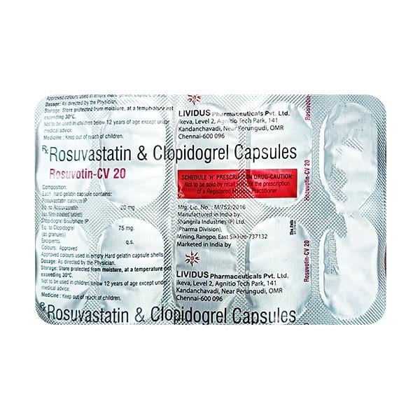 ROSUVOTIN CV 20 Capsule 10's