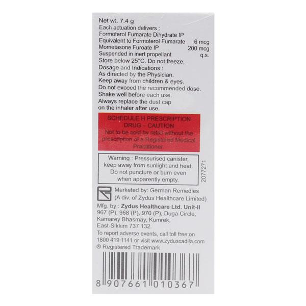 Formost 200 Inhaler 120Md