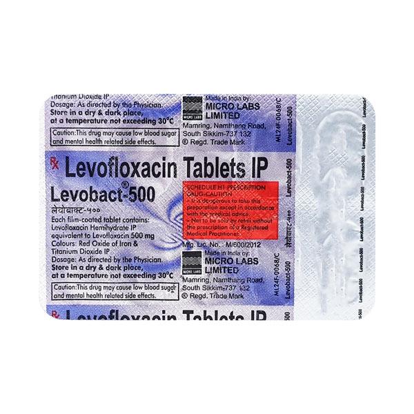 Levobact 500mg Tablet 10'S
