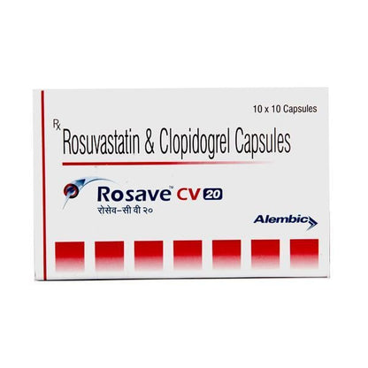 Rosave CV 20mg Capsule 10'S